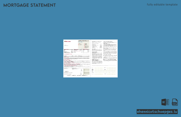 Kontoauszug der Vietnam Agribank für Hypothekendarlehen im Word- und PDF-Format, 2 Seiten, Beispielvorschau